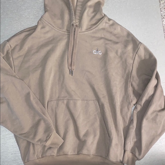 ALO Yoga Tops - Alo Tan Hoodie